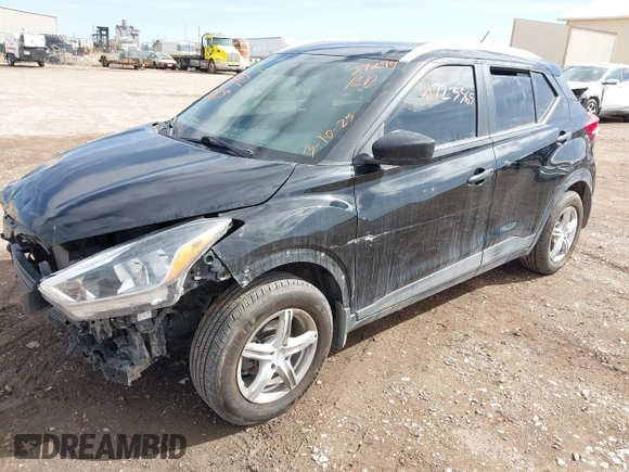2019 Nissan Kicks S with VIN 3N1CP5CU7KL564239, listed as a IAAI auction lot 41723365 with 34,244 mi miles and . Bid and sale history available at carsss.com. Image 6.