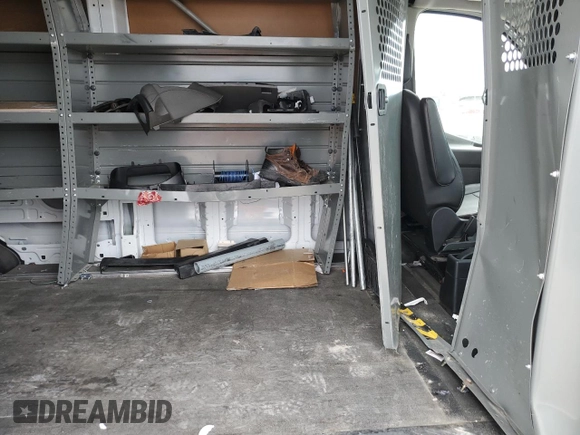 2020 Ford Transit Cargo with VIN 1FTBR1XG8LKA24935, listed as a Copart auction lot 39563524 with Not Provided miles and Non Repairable. Bid and sale history available at DreamBid. Image 12.