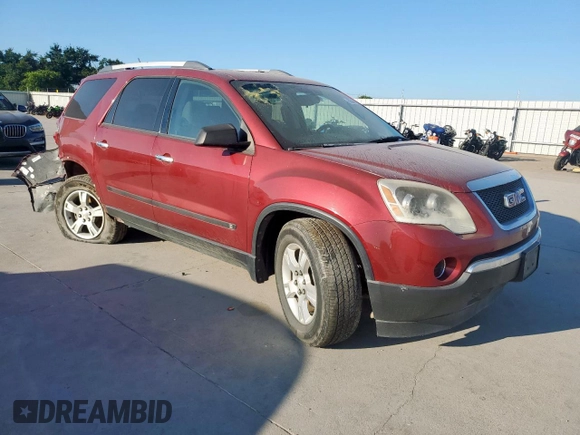 2010 GMC Acadia SL with VIN 1GKLRKED2AJ123440, listed as a Copart auction lot 66044725 with 245,372 mi miles and Salvage title. Bid and sale history available at DreamBid. Image 4.