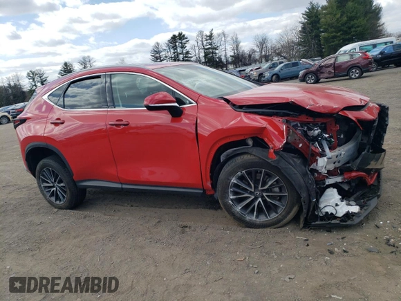 2023 Lexus NX with VIN 2T2GGCEZ3PC029040, listed as a Copart auction lot 50768965 with 20,998 mi miles and Salvage Title. Bid and sale history available at carsss.com. Image 4.