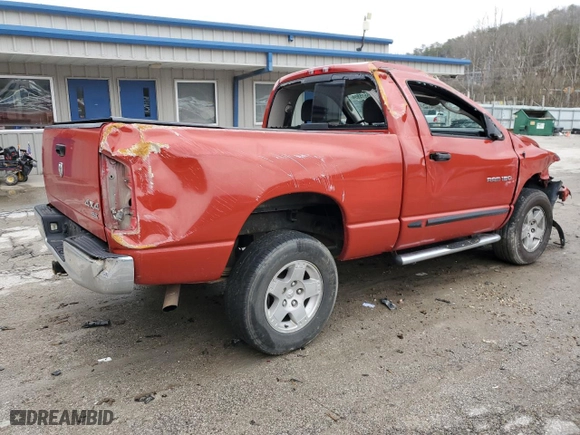 2005 Dodge Ram 1500 SLT with VIN 1D7HU16D95J565796, listed as a Copart auction lot 85515994 with 81,166 mi miles and Salvage Title. Bid and sale history available at carsss.com. Image 3.
