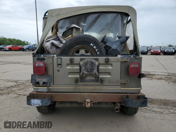 1988 Jeep Wrangler with VIN 2BCCV81M2JB518868, listed as a Copart auction lot 57649935 with 192,317 mi miles and Clean title. Bid and sale history available at DreamBid. Image 6.