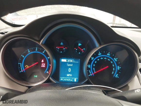 2014 Chevrolet Cruze LS with VIN 1G1PA5SH2E7340849, listed as a IAAI auction lot 41945025 with 107,425 mi miles. Bid and sale history available at carsss.com. Image 7.