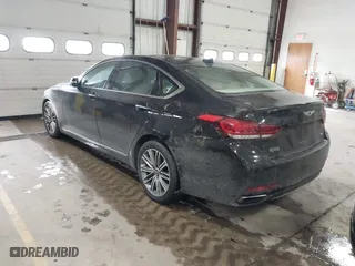 2018 Genesis G80 3.8L with VIN KMHGN4JE4JU232110, listed as a IAAI auction lot 41425938 with 108,170 mi miles. Bid and sale history available at carsss.com. Image 3.