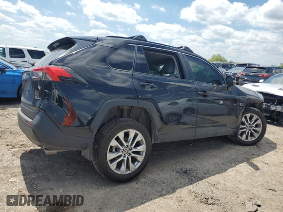 2024 Toyota RAV4 XLE Premium with VIN 2T3C1RFVXRW317486, listed as a Copart auction lot 55965795 with 32,478 mi miles and Salvage title. Bid and sale history available at DreamBid. Image 3.