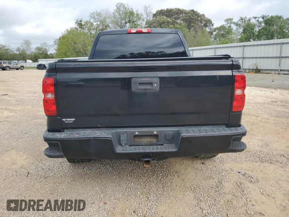 2018 Chevrolet Silverado 1500 LT with VIN 3GCUKRECXJG391707, listed as a Copart auction lot 51452195 with 168,487 mi miles and Salvage Title. Bid and sale history available at carsss.com. Image 6.