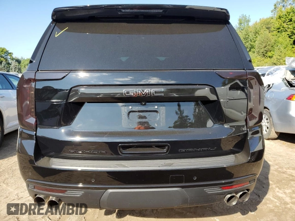 2023 GMC Yukon XL Denali with VIN 1GKS2JKL8PR328342, listed as a Copart auction lot 63427453 with 6,753 mi miles and Salvage Title. Bid and sale history available at carsss.com. Image 6.