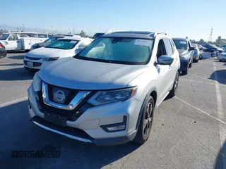 2017 Nissan Rogue SV with VIN 5N1AT2MT1HC783914, listed as a IAAI auction lot 41740067 with 109,102 mi miles and . Bid and sale history available at DreamBid. Image 2.