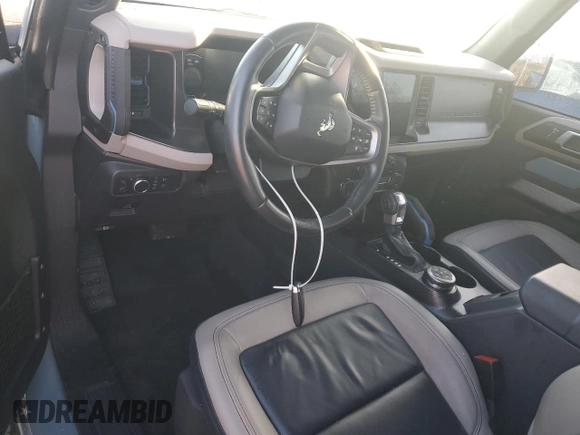 2021 Ford Bronco with VIN 1FMDE5CP5MLA66892, listed as a Copart auction lot 76394824 with 28,750 mi miles and Non repairable. Bid and sale history available at DreamBid. Image 8.