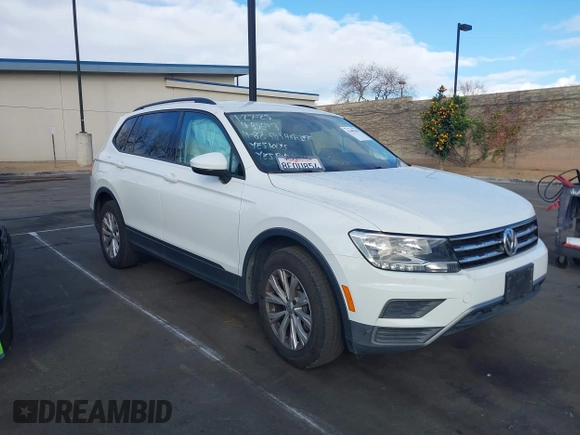 2019 Volkswagen Tiguan S with VIN 3VV1B7AX2KM039970, listed as a IAAI auction lot 41498706 with 56,907 mi miles and . Bid and sale history available at DreamBid. Image 13.
