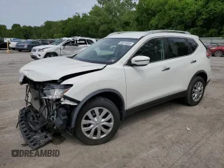 2016 Nissan Rogue SV z VIN JN8AT2MV7GW137252, wystawiony jako Copart lot #58374855 z przebiegiem 92 525 mil mil oraz Szkoda całkowita • Salvage title. Historia ofert i sprzedaży dostępna na DreamBid. Obrazek 1.