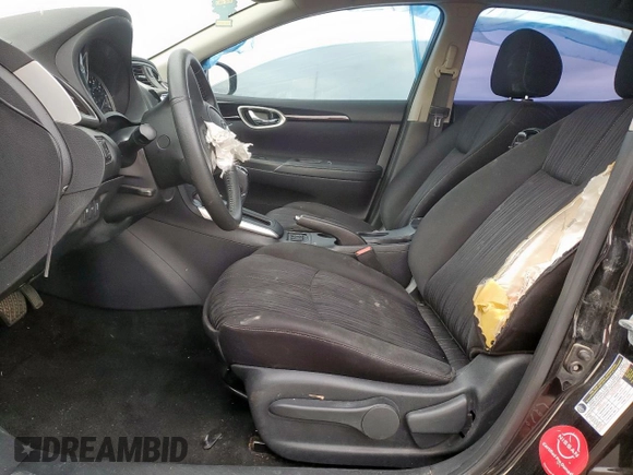 2017 Nissan Sentra S with VIN 3N1AB7AP4HY361416, listed as a Copart auction lot 54874445 with 91,868 mi miles and Salvage Title. Bid and sale history available at DreamBid. Image 7.