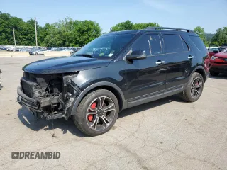 2014 Ford Explorer Sport z VIN 1FM5K8GT2EGB14090, wystawiony jako Copart lot #61734595 z przebiegiem 161 227 mil mil oraz Szkoda całkowita • Salvage title. Historia ofert i sprzedaży dostępna na DreamBid. Obrazek 1.