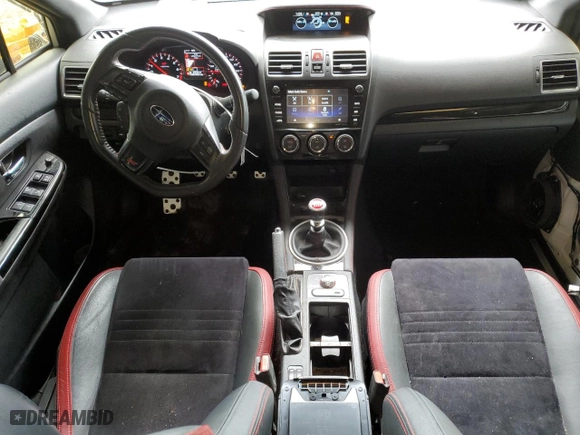 2018 Subaru WRX STI with VIN JF1VA2M62J9833122, listed as a Copart auction lot 45609215 with 36,498 mi miles and Salvage Title. Bid and sale history available at carsss.com. Image 8.