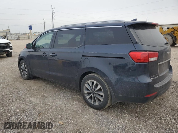 2015 Kia Sedona SX with VIN KNDMC5C17F6036123, listed as a Copart auction lot 58172094 with 128,585 mi miles and Clean Title. Bid and sale history available at carsss.com. Image 2.
