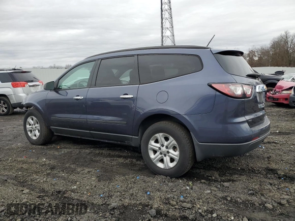 2013 Chevrolet Traverse LS with VIN 1GNKVFKD8DJ104255, listed as a Copart auction lot 84887014 with 111,454 mi miles and Salvage Title. Bid and sale history available at DreamBid. Image 2.