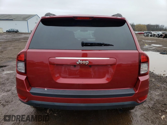 2015 Jeep Compass Sport with VIN 1C4NJCBB1FD118529, listed as a Copart auction lot 46229093 with 35,364 mi miles. Bid and sale history available at carsss.com. Image 6.
