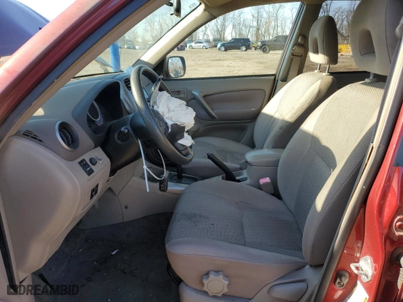 2005 Toyota RAV4 with VIN JTEGD20VX50090271, listed as a Copart auction lot 49438095 with 147,208 mi miles and Salvage Title. Bid and sale history available at carsss.com. Image 7.