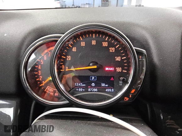 2020 MINI Countryman Cooper с VIN WMZYW5C07L3L03063, выставлен на аукционе Copart как лот 48573345 с пробегом 87 286 миль миль и Чистый • Clean title. История ставок и продаж доступна на DreamBid. Изображение 9.