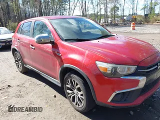 2018 Mitsubishi Outlander Sport ES 2.0 with VIN JA4AP3AU3JZ001136, listed as a IAAI auction lot 41699249 with 136,154 mi miles. Bid and sale history available at carsss.com. Image 1.