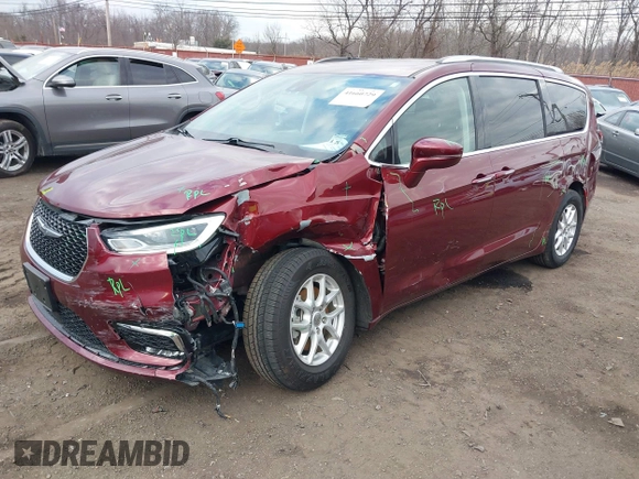 2021 Chrysler Pacifica Touring L with VIN 2C4RC1BG6MR597911, listed as a IAAI auction lot 41660729 with 72,004 mi miles and . Bid and sale history available at DreamBid. Image 20.