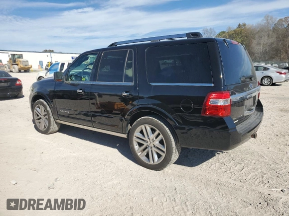 2017 Ford Expedition Platinum with VIN 1FMJU1MT8HEA80645, listed as a Copart auction lot 80705674 with 114,867 mi miles and Clean title. Bid and sale history available at DreamBid. Image 2.
