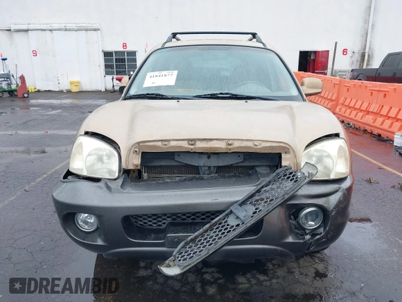 2003 Hyundai Santa Fe GLS with VIN KM8SC73D63U350345, listed as a IAAI auction lot 41841877 with 109,764 mi miles. Bid and sale history available at carsss.com. Image 12.
