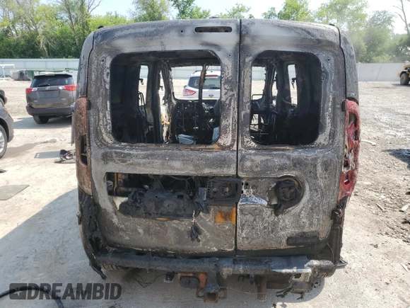 2017 Ram ProMaster City Cargo Tradesman SLT with VIN ZFBERFBBXH6D93968, listed as a Copart auction lot 59803625 with Not provided miles and Non repairable. Bid and sale history available at DreamBid. Image 6.