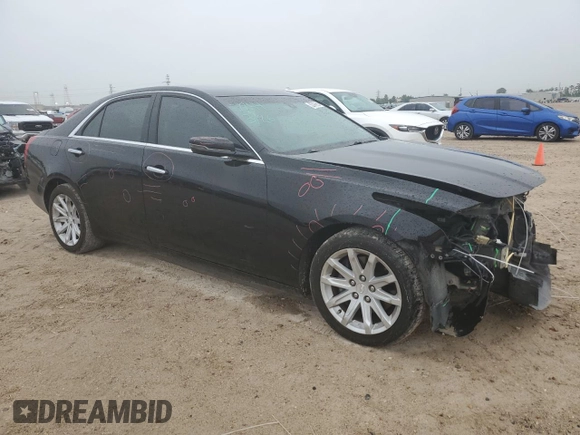 2015 Cadillac CTS with VIN 1G6AP5SXXF0118124, listed as a Copart auction lot 53747665 with 117,800 mi miles and Salvage Title. Bid and sale history available at DreamBid. Image 4.