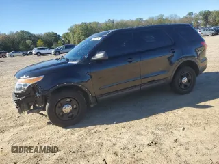 2015 Ford Utility Police Interceptor with VIN 1FM5K8AR5FGB91521, listed as a Copart auction lot 80881184 with 175,819 mi miles and Salvage Title. Bid and sale history available at carsss.com. Image 1.