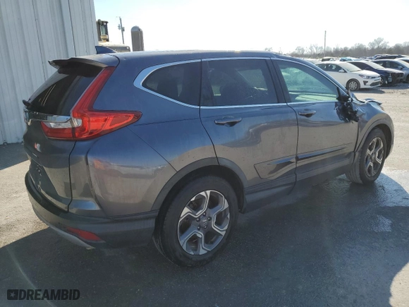 2018 Honda CR-V EX-L with VIN 7FARW1H84JE049084, listed as a Copart auction lot 46823845 with 152,480 mi miles and Salvage Title. Bid and sale history available at carsss.com. Image 3.