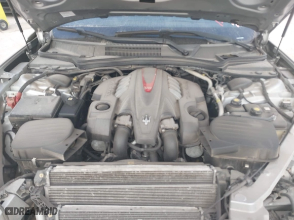 2014 Maserati Quattroporte GTS with VIN ZAM56PPA2E1074982, listed as a IAAI auction lot 41588842 with 1 mi miles. Bid and sale history available at carsss.com. Image 10.