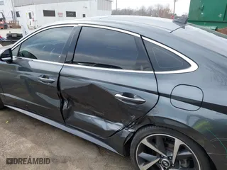 2023 Hyundai Sonata SEL Plus with VIN KMHL44J20PA255322, listed as a IAAI auction lot 41652445 with 31,672 mi miles. Bid and sale history available at carsss.com. Image 6.