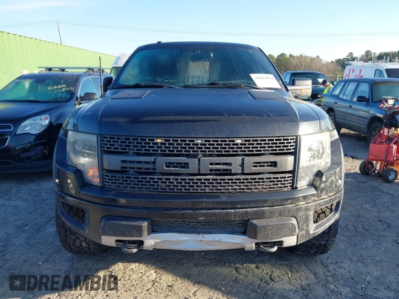 2014 Ford F-150 SVT Raptor with VIN 1FTFW1R60EFC90847, listed as a IAAI auction lot 41823834 with 169,549 mi miles and . Bid and sale history available at carsss.com. Image 11.