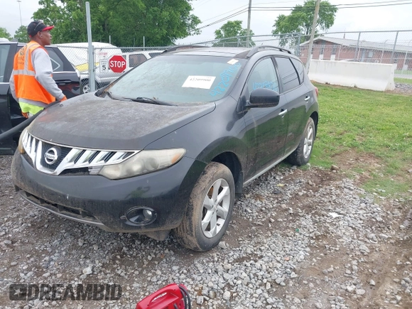 2009 Nissan Murano S with VIN JN8AZ18W99W129037, listed as a IAAI auction lot 42209900 with 139,263 mi miles. Bid and sale history available at carsss.com. Image 2.