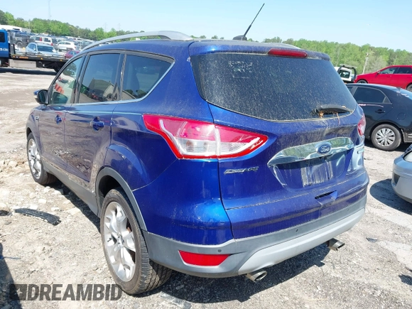 2014 Ford Escape Titanium with VIN 1FMCU0JX2EUB78596, listed as a IAAI auction lot 41994873 with 96,437 mi miles. Bid and sale history available at carsss.com. Image 3.