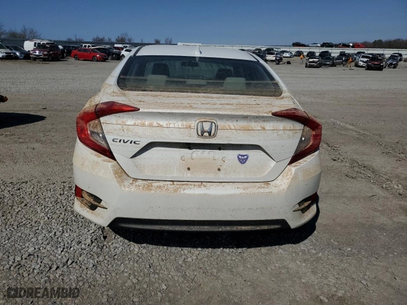 2018 Honda Civic Sedan EX with VIN 2HGFC2F73JH547117, listed as a Copart auction lot 46704325 with 0 mi miles and Salvage Title. Bid and sale history available at carsss.com. Image 6.