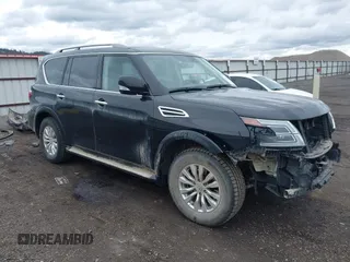 2023 Nissan Armada SV with VIN JN8AY2AD5P9692793, listed as a IAAI auction lot 41882261 with 51,790 mi miles and . Bid and sale history available at DreamBid. Image 1.