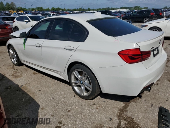 2017 BMW 3 Series 340i xDrive with VIN WBA8B7C30HK858738, listed as a Copart auction lot 53578294 with 73,881 mi miles and Salvage Title. Bid and sale history available at carsss.com. Image 2.