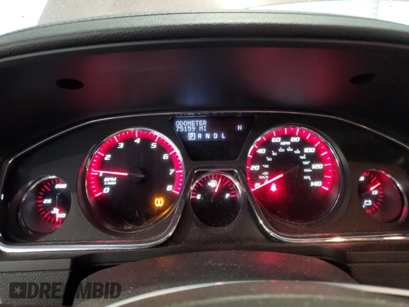 2015 GMC Acadia SLT with VIN 1GKKVRKD1FJ345253, listed as a Copart auction lot 49494095 with 75,159 mi miles and Salvage Title. Bid and sale history available at carsss.com. Image 9.