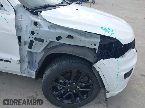 2021 Jeep Grand Cherokee Laredo X with VIN 1C4RJEAG9MC713822, listed as a IAAI auction lot 41527043 with 45,143 mi miles and . Bid and sale history available at DreamBid. Image 18.