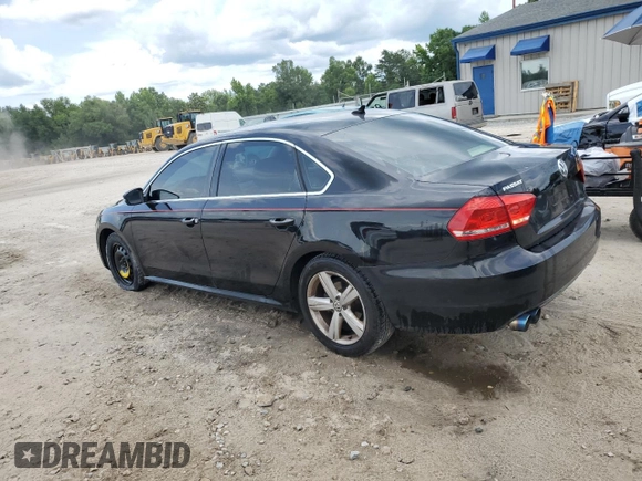 2013 Volkswagen Passat SE with VIN 1VWBH7A37DC064752, listed as a Copart auction lot 58659685 with 173,590 mi miles and Clean title. Bid and sale history available at DreamBid. Image 2.