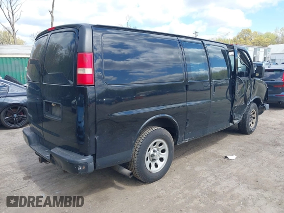 2012 Chevrolet Express Cargo Van with VIN 1GCSGAFX1C1202181, listed as a IAAI auction lot 42050001 with 167,854 mi miles. Bid and sale history available at carsss.com. Image 4.