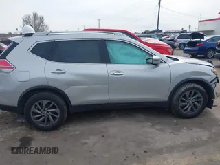 2016 Nissan Rogue SL with VIN 5N1AT2MV3GC762496, listed as a IAAI auction lot 41851987 with 90,623 mi miles and . Bid and sale history available at DreamBid. Image 13.