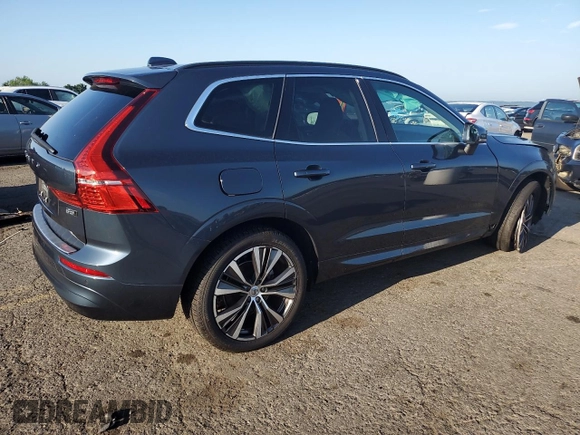 2022 Volvo XC60 Momentum with VIN YV4L12RKXN1970866, listed as a Copart auction lot 63609075 with 39,189 mi miles and Salvage title. Bid and sale history available at DreamBid. Image 3.