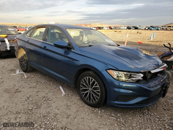 2021 Volkswagen Jetta S with VIN 3VWN57BU8MM041251, listed as a Copart auction lot 81840094 with 46,696 mi miles and Salvage Title. Bid and sale history available at carsss.com. Image 4.
