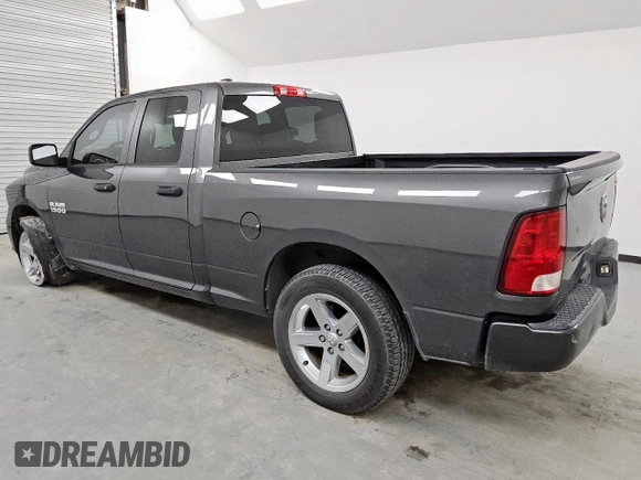 2018 Ram 1500 Express with VIN 1C6RR6FG2JS171561, listed as a Copart auction lot 60027605 with 103,648 mi miles and Clean title. Bid and sale history available at DreamBid. Image 2.