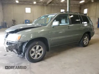 2007 Toyota Highlander w/3rd Row with VIN JTEEP21A070198282, listed as a Copart auction lot 61412865 with 206,628 mi miles and Salvage title. Bid and sale history available at DreamBid. Image 1.