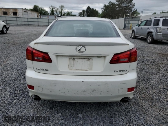 2006 Lexus IS 250 z VIN JTHBK262965013380, wystawiony jako Copart lot #58549385 z przebiegiem 129 686 mil mil oraz Tytuł czysty. Historia ofert i sprzedaży dostępna na DreamBid. Obrazek 6.
