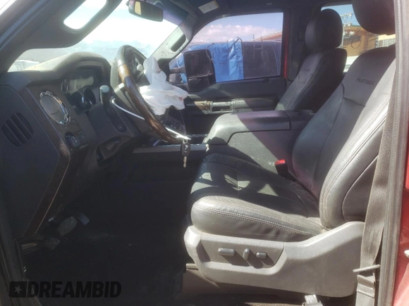 2015 Ford F-350 Platinum with VIN 1FT8W3BT3FEA22502, listed as a Copart auction lot 45839334 with 139,969 mi miles and Salvage title. Bid and sale history available at DreamBid. Image 7.